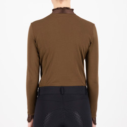 Top Imperial Riding Anna langärmelig Macchiato Braun