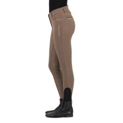 Reithose Imperial Riding El Capone High Waist Winterwarm FullGrip Macchiato Braun