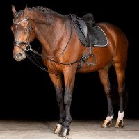 Zügel Triangle Imperial Riding Core Schwarz