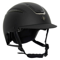 Imperial Riding Olania Deluxe Reithelm mit kleinem Schirm Schwarz