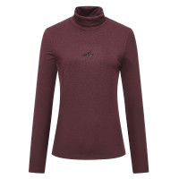Pull à col roulé Euro-Star Sofia Rose noire