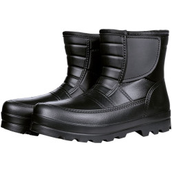 Wasserdichte gefütterte Stiefel Snowflake HKM Schwarz