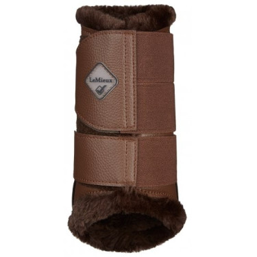Lemieux Gamaschen Komfort Fell Braun