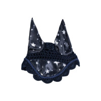 Fliegenhaube Hobby Horsing Print HKM Marineblau Sterne