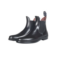 Jodhpur-Gummistiefel Soft mit HKM-Einsatz Schwarz