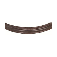 Brida estilo mexicano reforzada, borreguillo HKM Braun