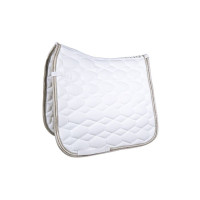 Crystal Fashion Satteldecke HKM Weiß Weiß Crystal Fashion Satteldecke HKM Weiß Weiß