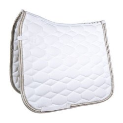 Crystal Fashion Satteldecke HKM Weiß Weiß Crystal Fashion Satteldecke HKM Weiß Weiß