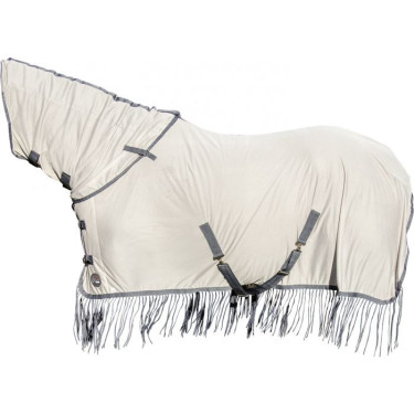 Fliegendecke Fringes Style mit abnehmbarem Halsteil HKM Fliegendecke Fringes Style mit abnehmbarem Halsteil HKM