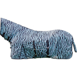Fliegendecke Zebra Aqua HKM