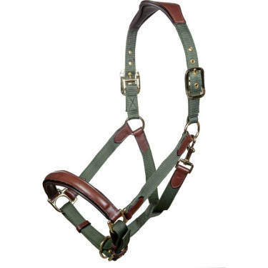 Luna Halfter aus Leder und Nylon HKM
