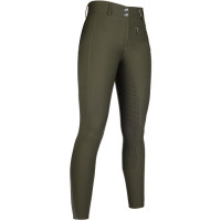 Lea-Reithose mit Vollbesatz aus Silikon HKM Dunkelgrün