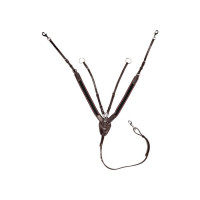 Brustgeschirr mit breitem Gummizug HKM Braun Brustgeschirr mit breitem Gummizug HKM Braun