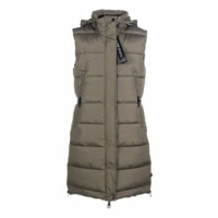 Lange ärmellose Steppweste Misty HKM Khaki