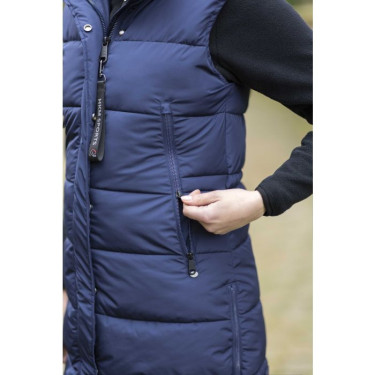 Lange ärmellose Steppweste Misty HKM Dunkelblau Lange ärmellose Steppweste Misty HKM Dunkelblau