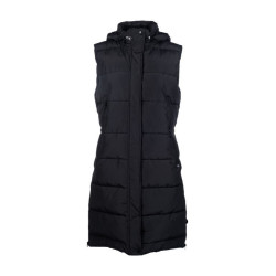 Lange ärmellose Steppweste Misty HKM Schwarz Lange ärmellose Steppweste Misty HKM Schwarz
