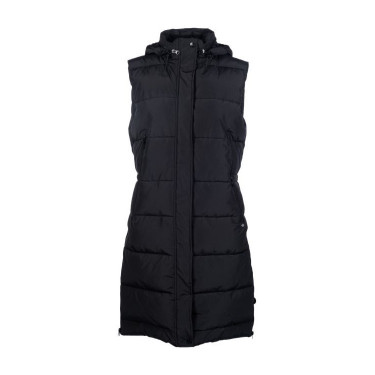 Lange ärmellose Steppweste Misty HKM Schwarz Lange ärmellose Steppweste Misty HKM Schwarz