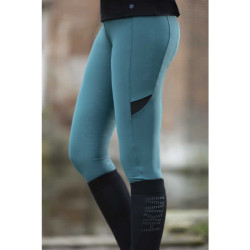 Leggings Port Royal Vollbesatz Silikon HKM Petrol Blau