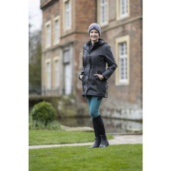 Leggings Port Royal Vollbesatz Silikon HKM Petrol Blau