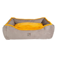 Hundebett Anam Cara Comfort HKM Taupe / Gelbgold Grau Hundebett Anam Cara Comfort HKM Taupe / Gelbgold Grau