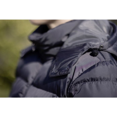 Preston extra langer Mantel HKM Dunkelgrau