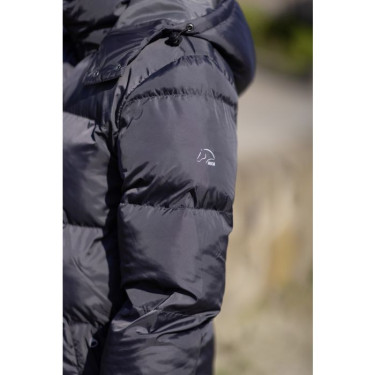 Preston extra langer Mantel HKM Dunkelgrau