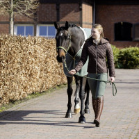 Hose Helene mit Silikon-Besatz HKM Dunkelgrün Gr&uuml;n