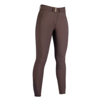 Helene-Reithose mit Vollbesatz aus Silikon HKM Dunkelbraun