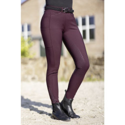 Helene-Reithose mit Vollbesatz aus Silikon HKM Dunkelrot