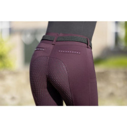 Helene-Reithose mit Vollbesatz aus Silikon HKM Dunkelrot