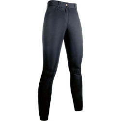 Roségold Glamour Style Reithose mit Vollbesatz Alos HKM