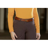 Leder-Gürtel Beth HKM Brandy Braun Leder-Gürtel Beth HKM Brandy Braun