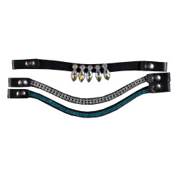 Stirnbänder Hobby Horsing 3er-Set HKM Blau / silbern