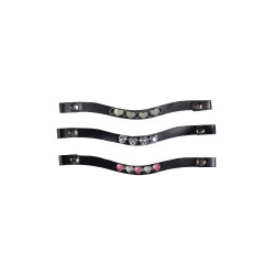 Stirnbänder Hobby Horsing 3er-Set HKM Rosa / Silberfarben Stirnbänder Hobby Horsing 3er-Set HKM Rosa / Silberfarben