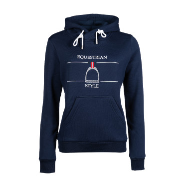 Hoody Equine Sports Style HKM Dunkelblau