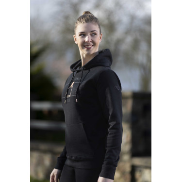 Hoody Equine Sports Style HKM Schwarz / Roségold Hoody Equine Sports Style HKM Schwarz / Roségold