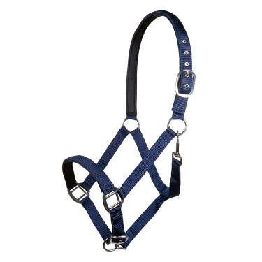 Halfter Charming weiches Futter HKM Dunkelblau
