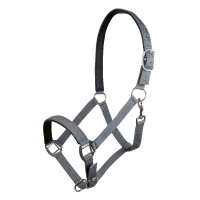 Halfter Charming weiches Futter HKM Grau
