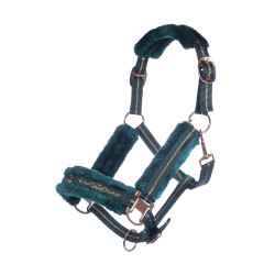 Halfter Roségold HKM Smaragd / Roségold Gr&uuml;n