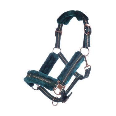 Halfter Roségold HKM Smaragd / Roségold Gr&uuml;n