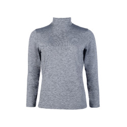 Langarmshirt mit Rollkragen Ruby HKM Grau