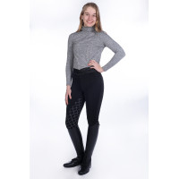 Langarmshirt mit Rollkragen Ruby HKM Grau Langarmshirt mit Rollkragen Ruby HKM Grau