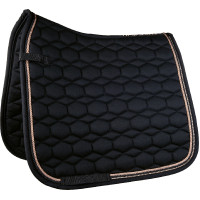 Roségold Glamour Style HKM Schabracke Schwarz / Roségold