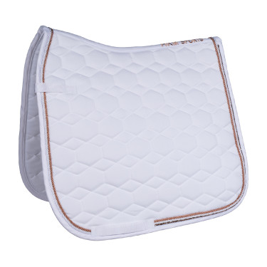 Roségold Glamour Style HKM Schabracke Weiß Weiß Roségold Glamour Style HKM Schabracke Weiß Weiß