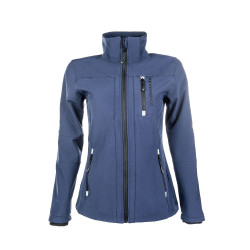 Softshell-Jacke Sport HKM Damen und Kinder Dunkelblau