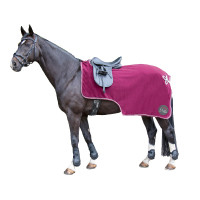 Polar fleece uitrijdeken HKM Dunkelrot Polar fleece uitrijdeken HKM Dunkelrot