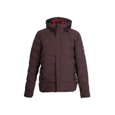 Herren-Daunenjacke Hamburg HKM Dunkelbraun
