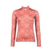 T-shirt technique Edinburgh HKM manches longues Brandy