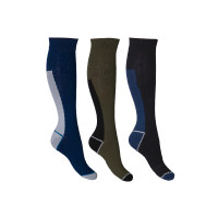 Herrensocken Mateo HKM 3er-Pack Olivgrün / Dunkelblau