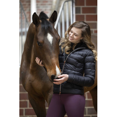 Daunenjacke Lena HKM Schwarz / Roségold